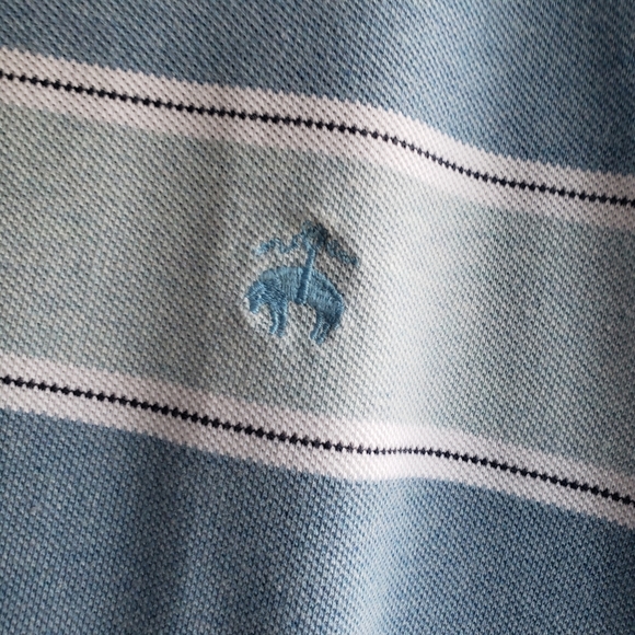 Brooks Brothers Slim Fit Striped Performance Polo Shirt Mens XXL Short Sleeve - Picture 6 of 9
